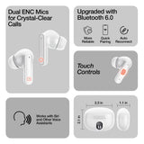 HyperGear HyperBudz ANC True Wireless Earbuds White