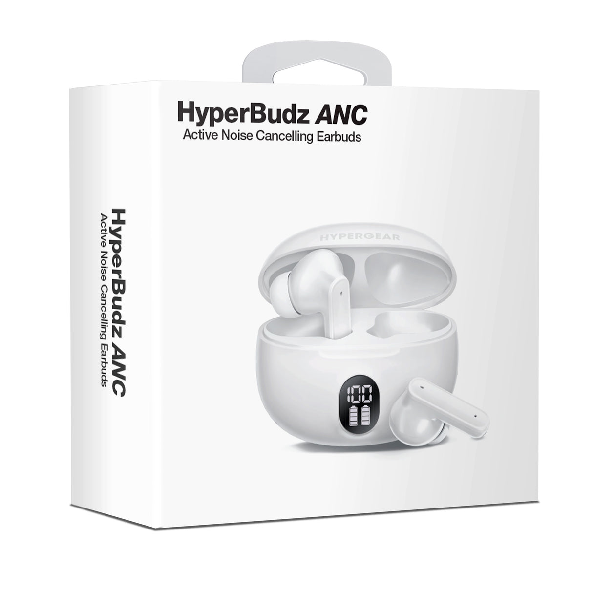 HyperGear HyperBudz ANC True Wireless Earbuds White