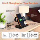 HyperGear PowerFold 24/7 Charging Stand With Clock Black