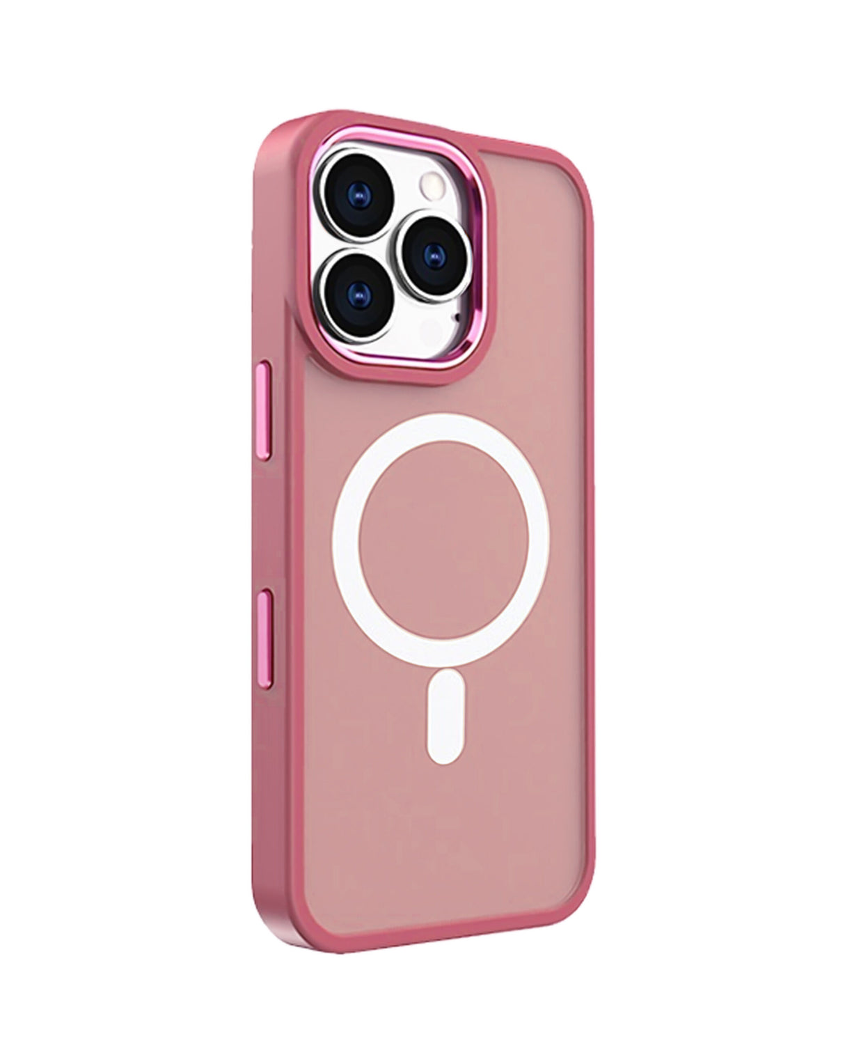 Magnetic Wireless Charging Case - PINK for iPhone 16 Pro Max