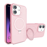 iPhone 16 Plus Carbon Wireless Charging Case with Ring Stand
