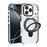 Transparent Case with Wireless Charging Kickstand - for iPhone 17 Pro Max