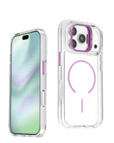 Magnetic Clear Case with Camera Kickstand for iPhone 17 Pro Max / 18 Pro Max