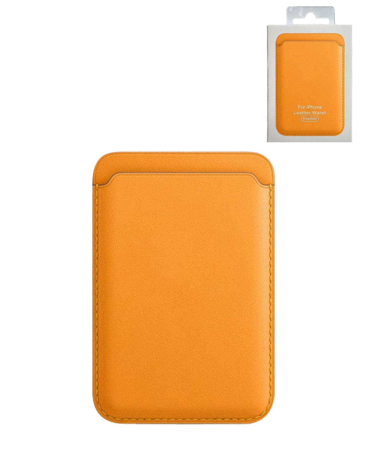 Leather Magnetic Card Wallet Holder