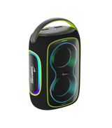 WORRYFREE 50W Bluetooth Speaker with RGB Lights & Carry Handle
