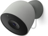 Google Nest Cam Outdoor (Wired, 2nd Gen) - Security Camera with 2K Video and Gemini, Night Vision, 2-Way Audio - Works with Google Home - 2025 Model