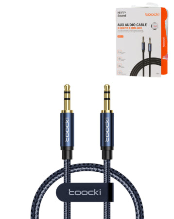 Toocki AUX-AUX Cable (3ft) (BLUE)