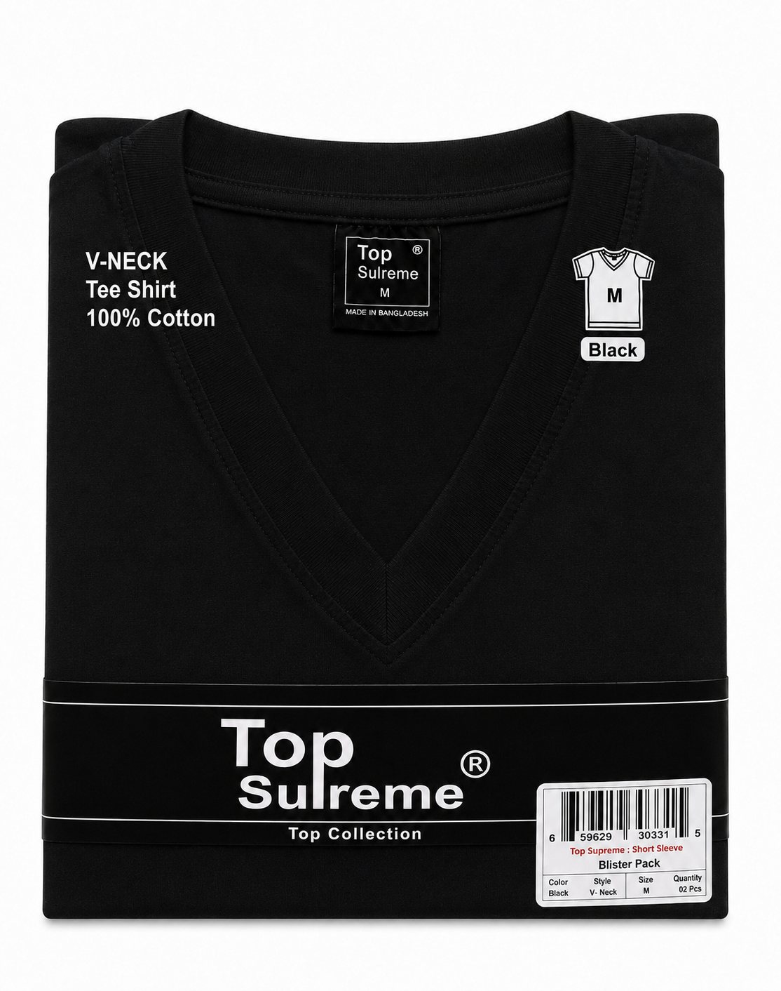 T-SHIRT 6 PACK BLANK