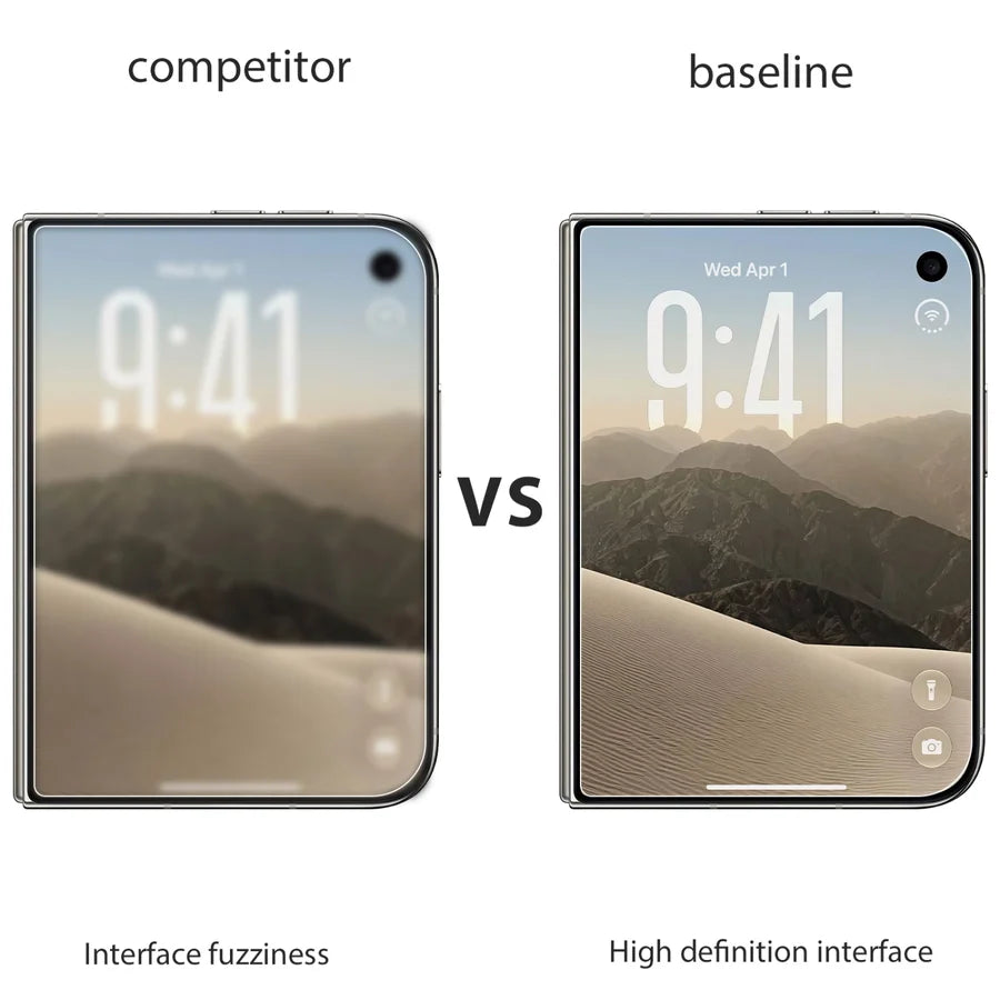 baseline Tempered Glass Screen Protector (2.5D) for Apple iPhone Duo - Clear
