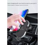 Automatic Clamping 10W Wireless Fast Charge Long Dashboard, Windshield, & Air Vent Car Holder Mount