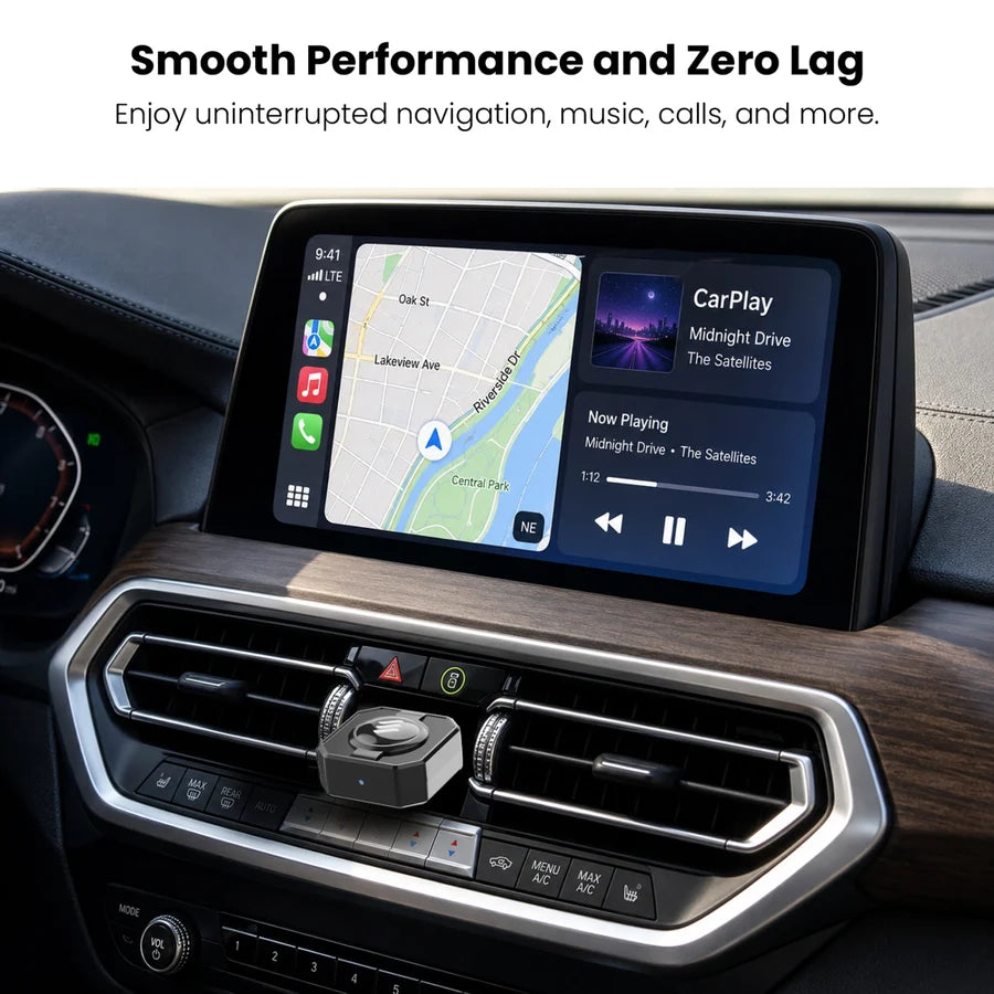 echelon CruiseCast Wireless CarPlay & Android Auto Adapter - Black