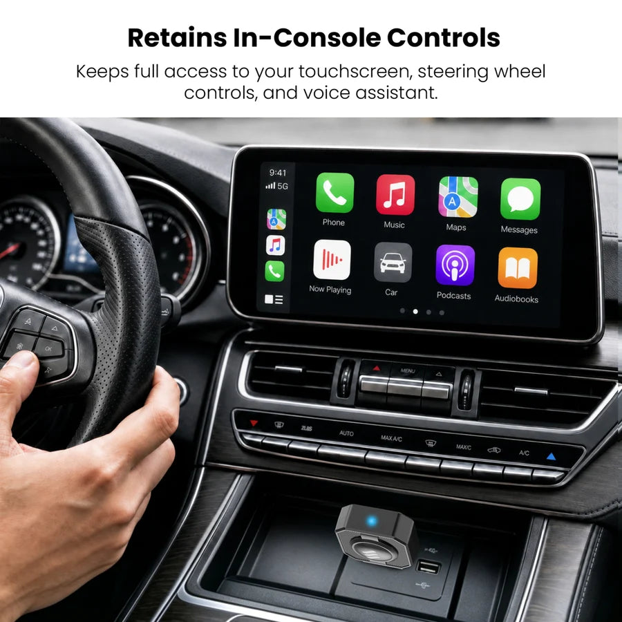 echelon CruiseCast Wireless CarPlay & Android Auto Adapter - Black