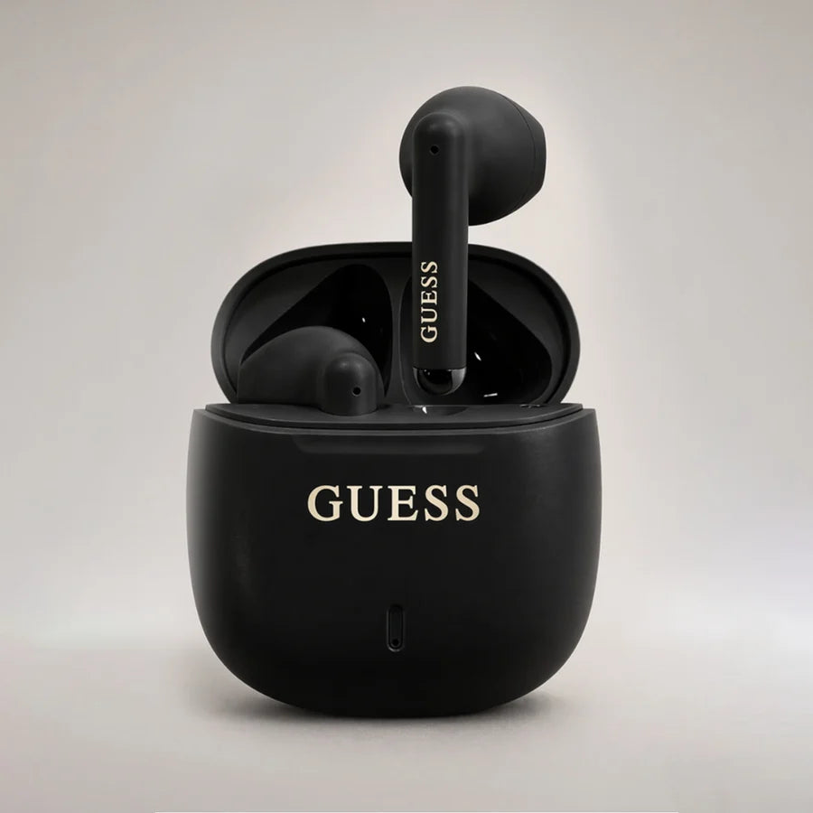 Guess Classic Logo True Wireless Earbuds - Black