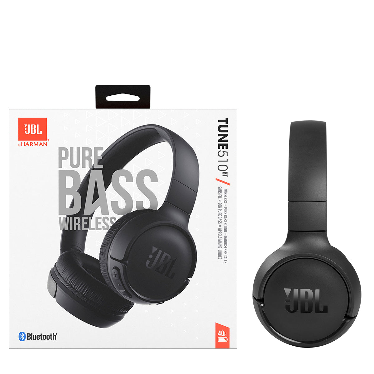 JBL TUNE 510 On-Ear Headphones