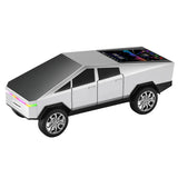 MaxPower Tesla cyber truck style Bluetooth Speaker with front flashing LED Lights and Back Light Up Panel