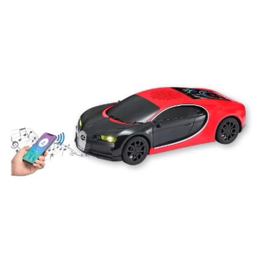 MaxPower Bugatti Style Bluetooth Speaker with LED Lights + Digital Display