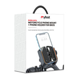 MyBat RideLock Motorcycle Phone Mount and Phone Holder for Bikes - Black