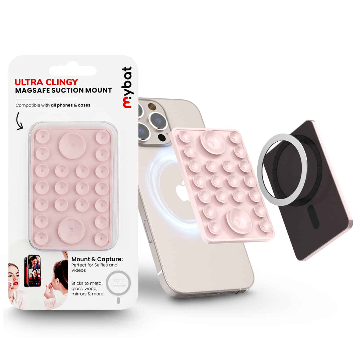 MyBat Clingy Suction Phone Mount