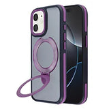 Matte Transparent Case with Wireless Charging Kickstand for iPhone  12 / 12 PRO