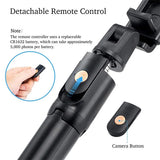 MyBat Wireless Selfie Stick(with Shutter Control) - Black