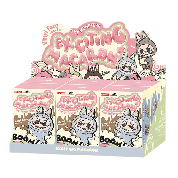 POP MART THE MONSTERS Exciting Macaron Vinyl Face Blind Box