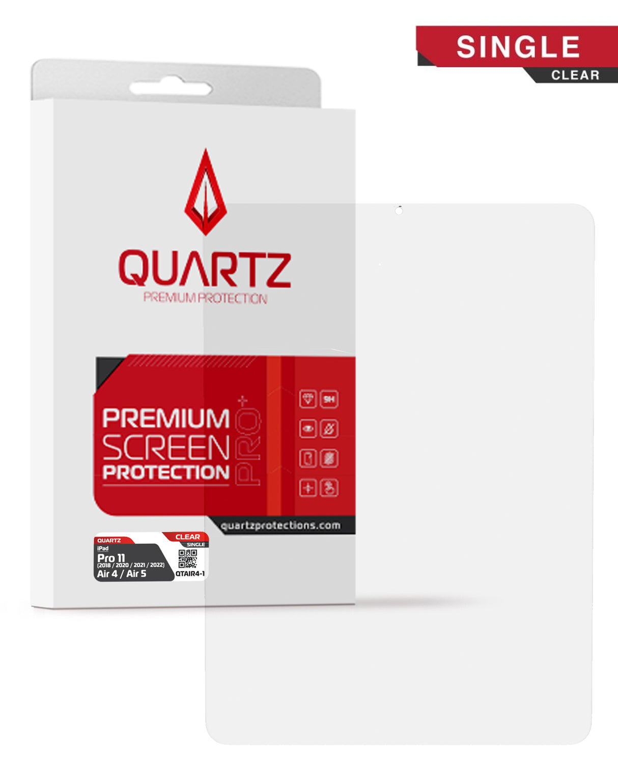 iPad Pro 11 (2018 / 2020 / 2021 / 2022) / Air 5 / Air 4 Clear Tempered Glass