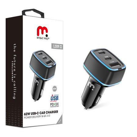 Carregador de parede 20 W tipo C PD QC+ USB A com cabo LTNG de 3 pés