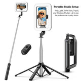 MyBat Pro Spotlight Tripod Stainless Steel Stand with LED Light - Silver