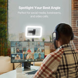 MyBat Pro Spotlight Tripod Stainless Steel Stand with LED Light - Silver