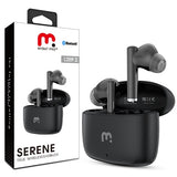 Fones de ouvido sem fio MyBat Pro Serene True com estojo de carregamento - preto