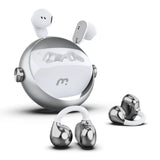 MyBat Pro Revolver 2-in-1 Clip-On & In-Ear Earbuds + Rotating Case - White