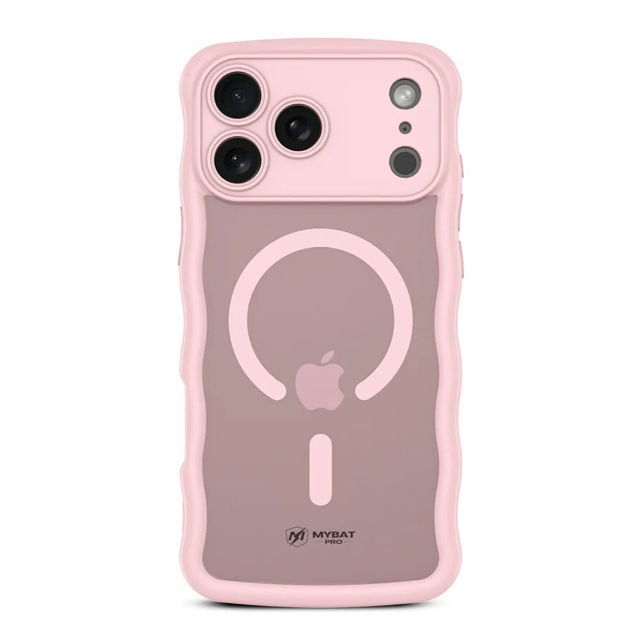 MyBat Pro Contour Series MagSafe Wavy Matte Case for Apple iPhone 18 Pro Max / 17 Pro Max - Pink