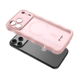 MyBat Pro Contour Series MagSafe Wavy Matte Case for Apple iPhone 18 Pro Max / 17 Pro Max - Pink
