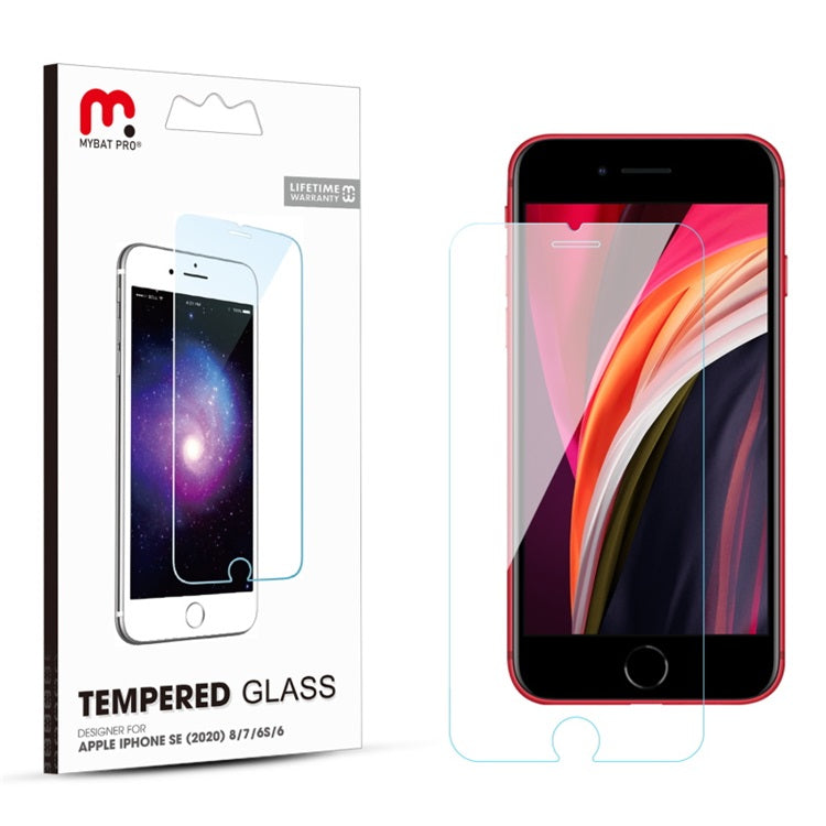 MyBat Pro Tempered Glass Screen Protector for Apple iPhone SE (2022) / iPhone 8 / 7 - Clear