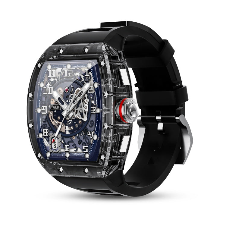 MyBat Pro Monarch Crystal Fitness Smartwatch – Black