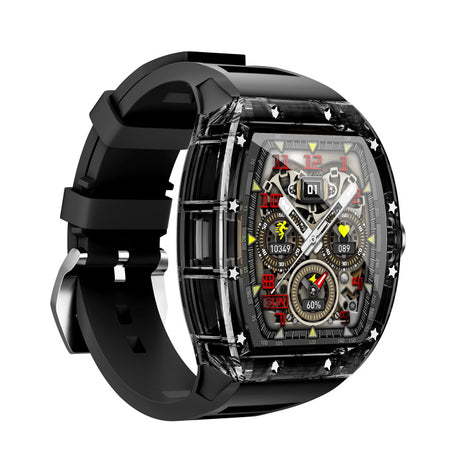 MyBat Pro Monarch Crystal Fitness Smartwatch – Black