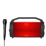 ATALAX SAZ Wireless Portable Speaker with LED Light (Black)