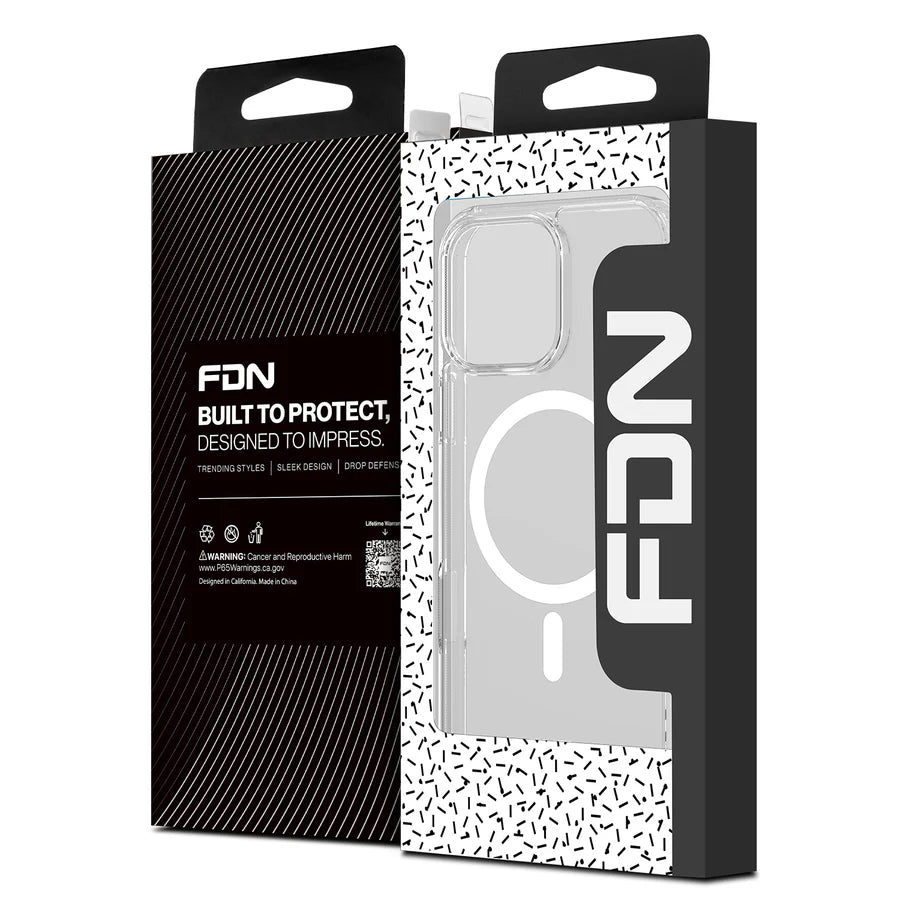 FDN Clear Series MagSafe Case for Apple iPhone 16 Pro Max - Clear
