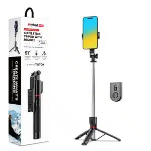 MyBat Pro PicturePerfect 2.0 Selfie Stick + Tripod – Black
