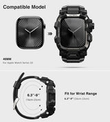 WFG Ultimal Series Unibody Shield Protect Heavy Duty Rugged Band with Protective Case for Apple Watch