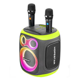 Worryfree 120W Portable Bluetooth Party Speaker with Two Microphones