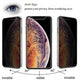 Protetor de tela de vidro temperado MyBat Privacy (2,5D) para Apple iPhone 11 Pro Max / XS Max - Fumaça Transparente