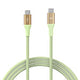 EcoBlvd LifeVine USB-C to USB-C Cable (L=6 FT) - Green