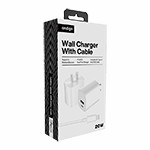 20W Type C PD QC+ USB A Wall Charger w 3ft LTNG Cable