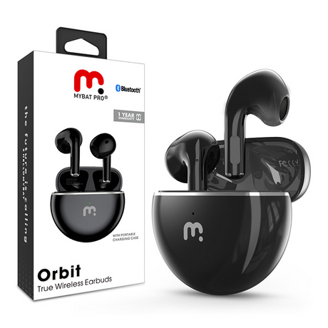 Fones de ouvido MyBat Pro Orbit True Wireless com estojo de carregamento