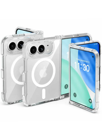 iPhone Duo Clear Case with Wireless Charging Support