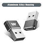 ADAPTADOR USB-C PARA USB-A-PRETO