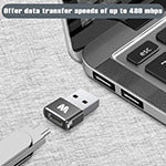 ADAPTADOR USB-C PARA USB-A-PRETO