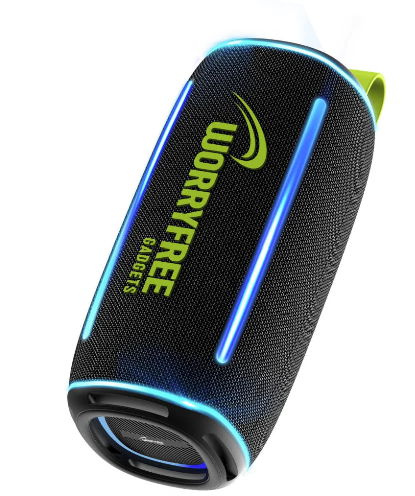 WORRYFREE 40W Wireless Portable Bluetooth Speaker with RGB Lights