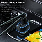 Carregador de parede 20 W tipo C PD QC+ USB A com cabo LTNG de 3 pés